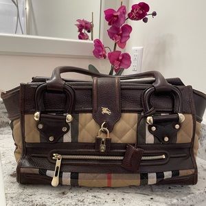 Authentic Burberry Manor Satchel